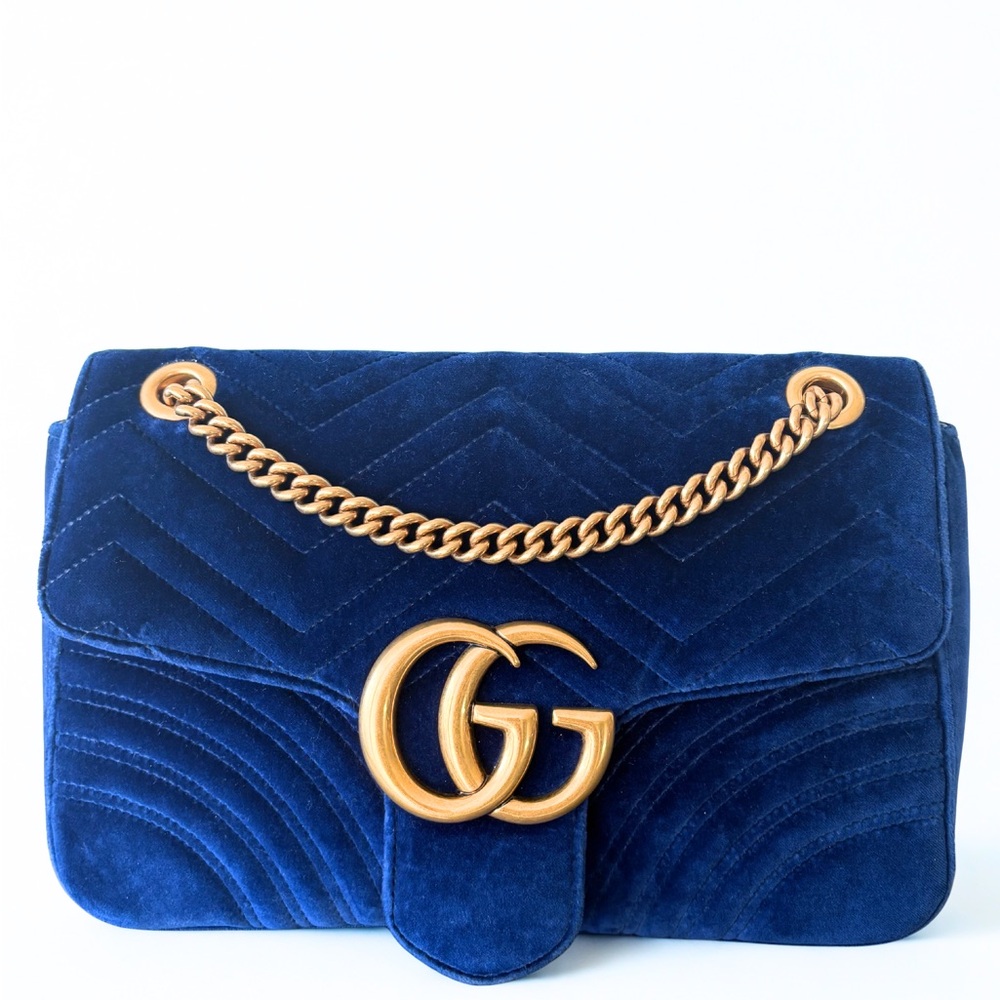 Medium Gucci Marmont in Velvet